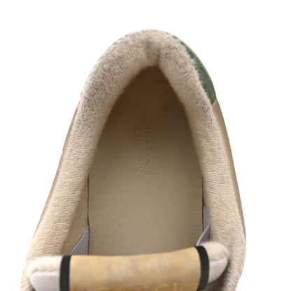 Gucci GG Monogram Nubuck Web Womens Screener Sneakers 39 New Sand Dusty Milk Vintage Green 38 New Sand Dusty Milk Vintage Green 26 of 39