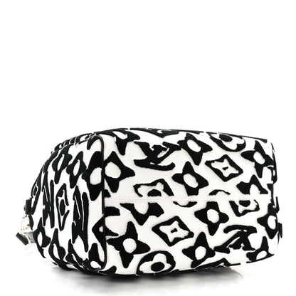 Louis Vuitton X UF Tufted Monogram Speedy Bandouliere 25 White Black 4 of 10