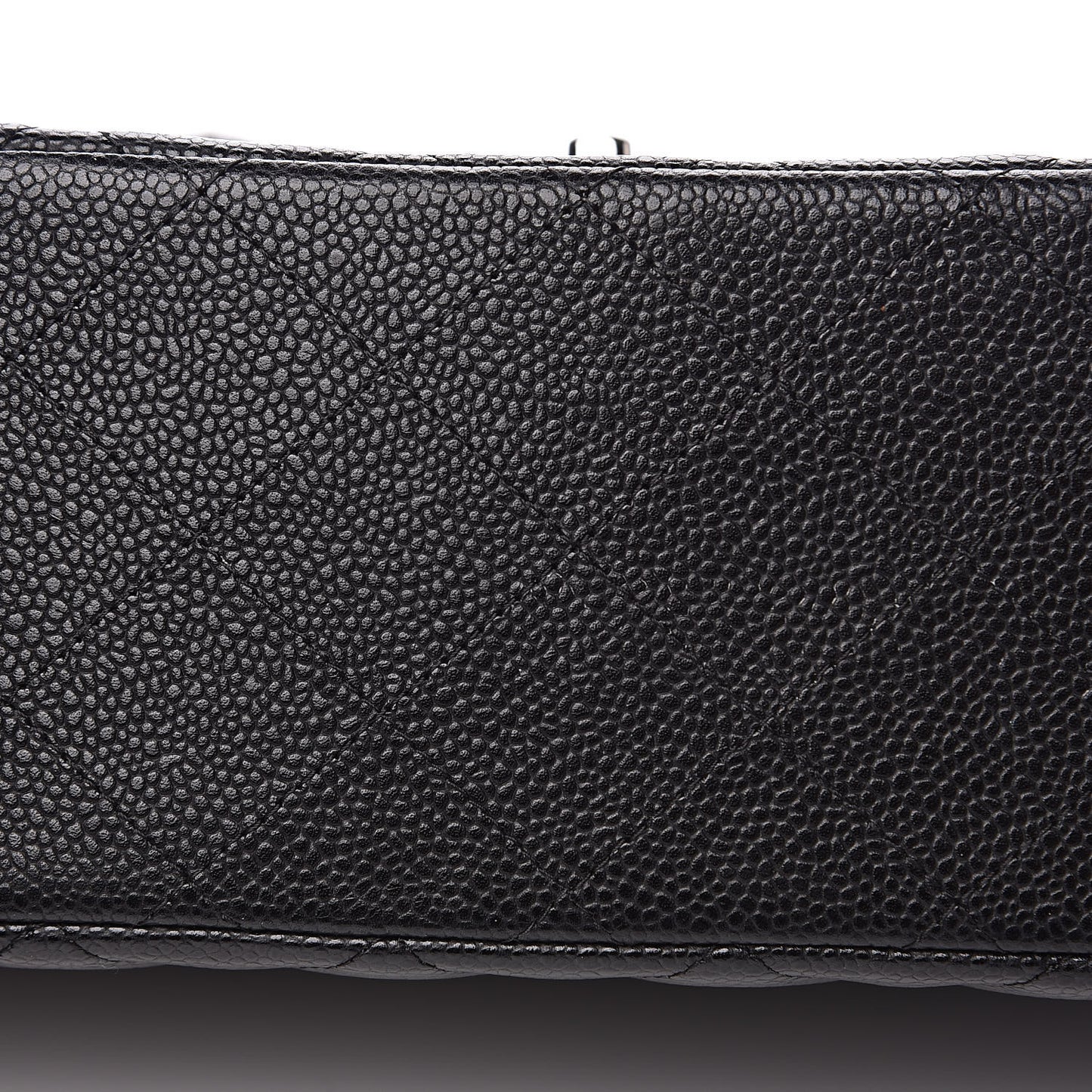 Caviar Quilted Maxi Double Flap Black