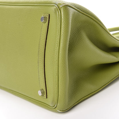 Hermes Togo Birkin 35 Vert Anis 33 of 53