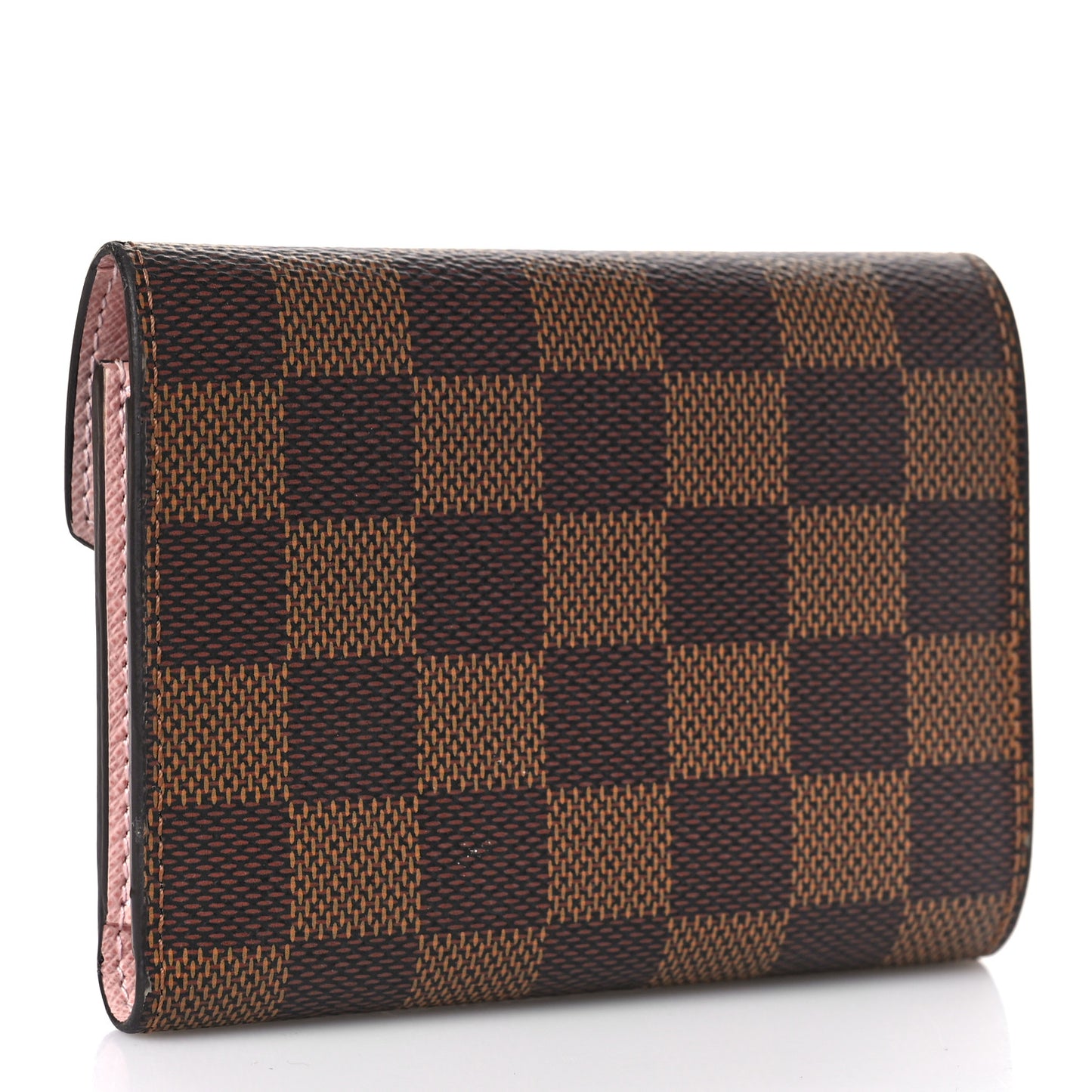 Damier Ebene Victorine Wallet Rose Ballerine