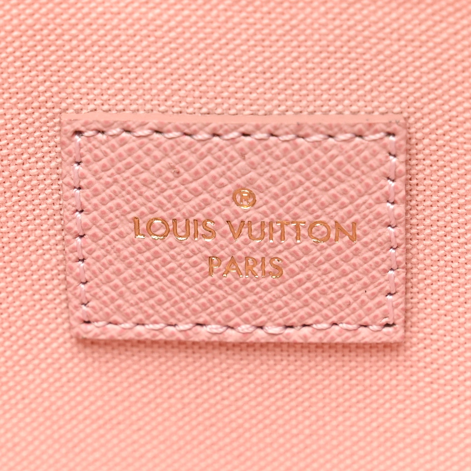 Louis Vuitton Damier Azur Pochette Felicie Chain Wallet Rose Ballerine 6 of 10