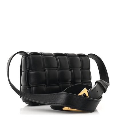 Bottega Veneta Nappa Maxi Intreccio Small Padded Cassette Crossbody Bag Black 3 of 10