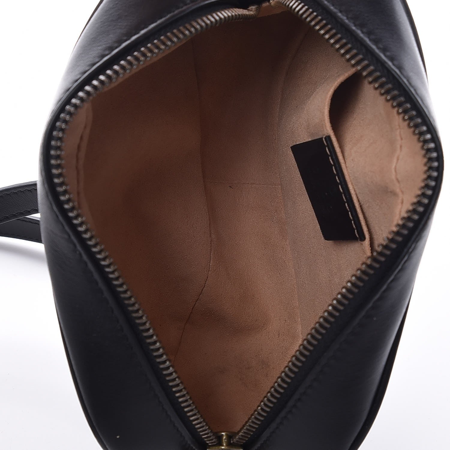 Gucci Calfskin Matelasse Mini GG Marmont Chain Shoulder Bag Black 5 of 8