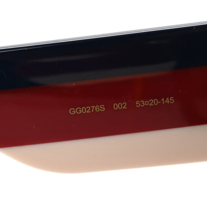 Gucci Acetate Web Oversized Frame Rectangle Sunglasses GG0276S Tortoiseshell 6 of 7