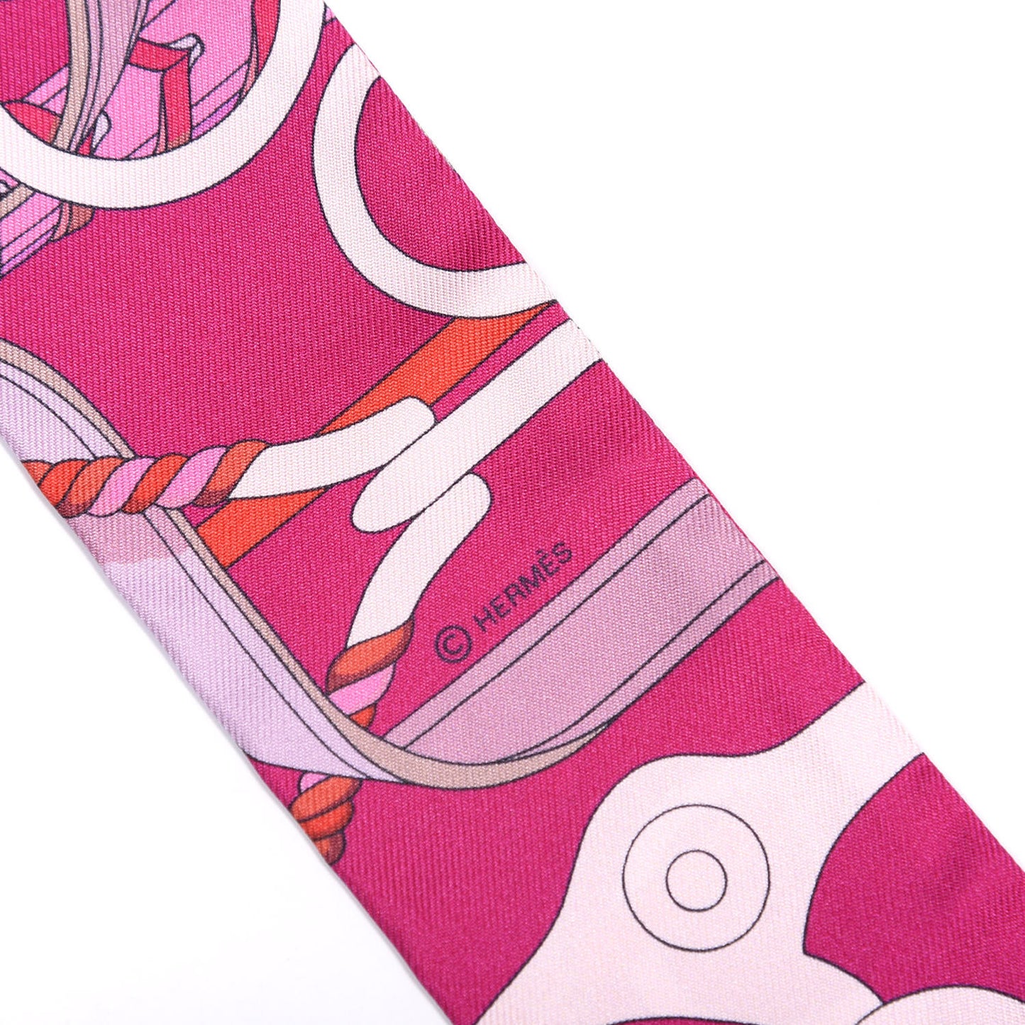 Silk Panoplie Equestre Twilly Fuchsia Rose Rouge