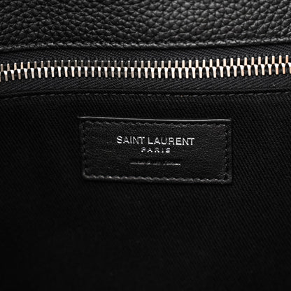 Saint Laurent Grained Calfskin 72H Sac De Jour Black 5 of 8