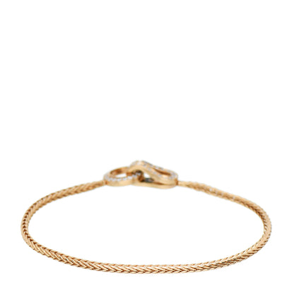 Cartier 18K Yellow Gold Diamond Agrafe Bracelet 3 of 4