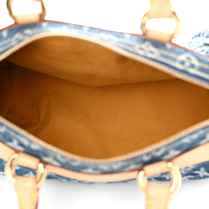 Louis Vuitton Monogram Denim Neo Speedy Blue 5 of 12