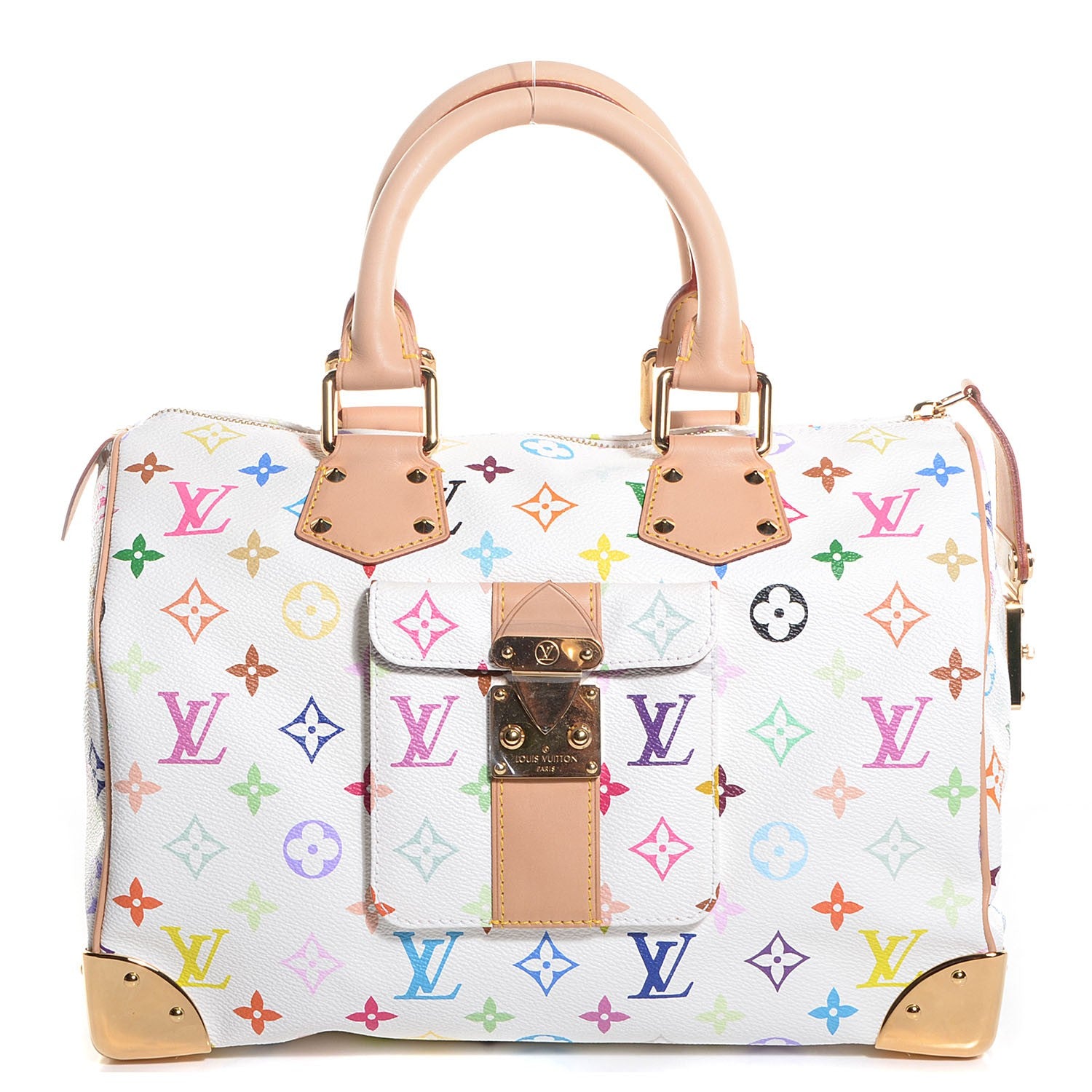 Louis Vuitton Monogram Multicolor Speedy 30 White 1 of 7