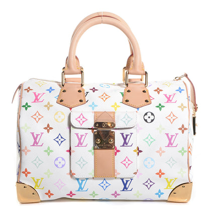 Louis Vuitton Monogram Multicolor Speedy 30 White 1 of 7