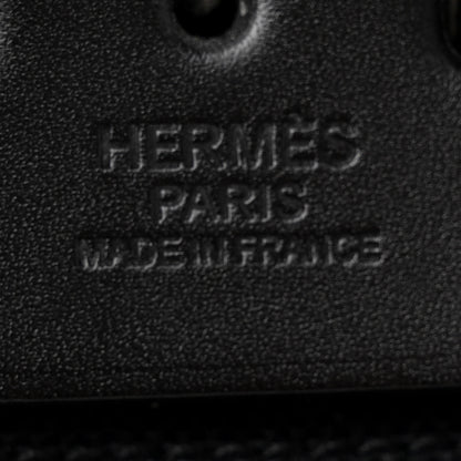 Hermes Military Toile Vache Hunter Herbag a Dos Zip Retourne Backpack Black 7 of 11