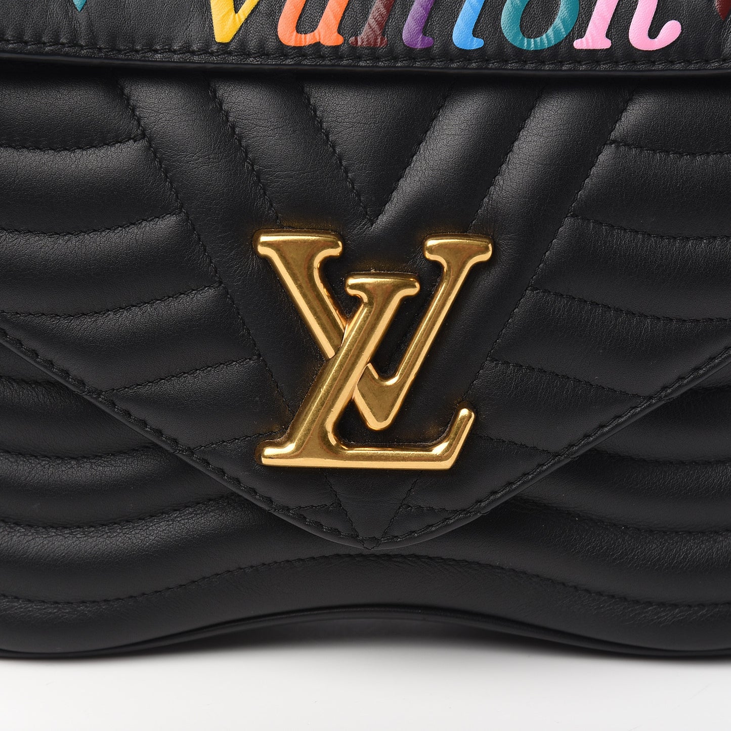 Calfskin New Wave Chain MM Black