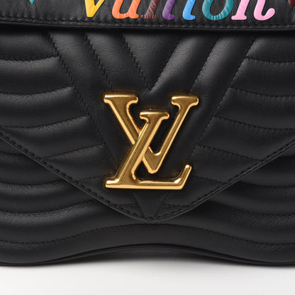 Louis Vuitton Calfskin New Wave Chain MM Black 8 of 8