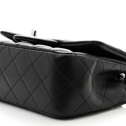 Chanel Lambskin Quilted Mini Rectangular Flap Black 9 of 10
