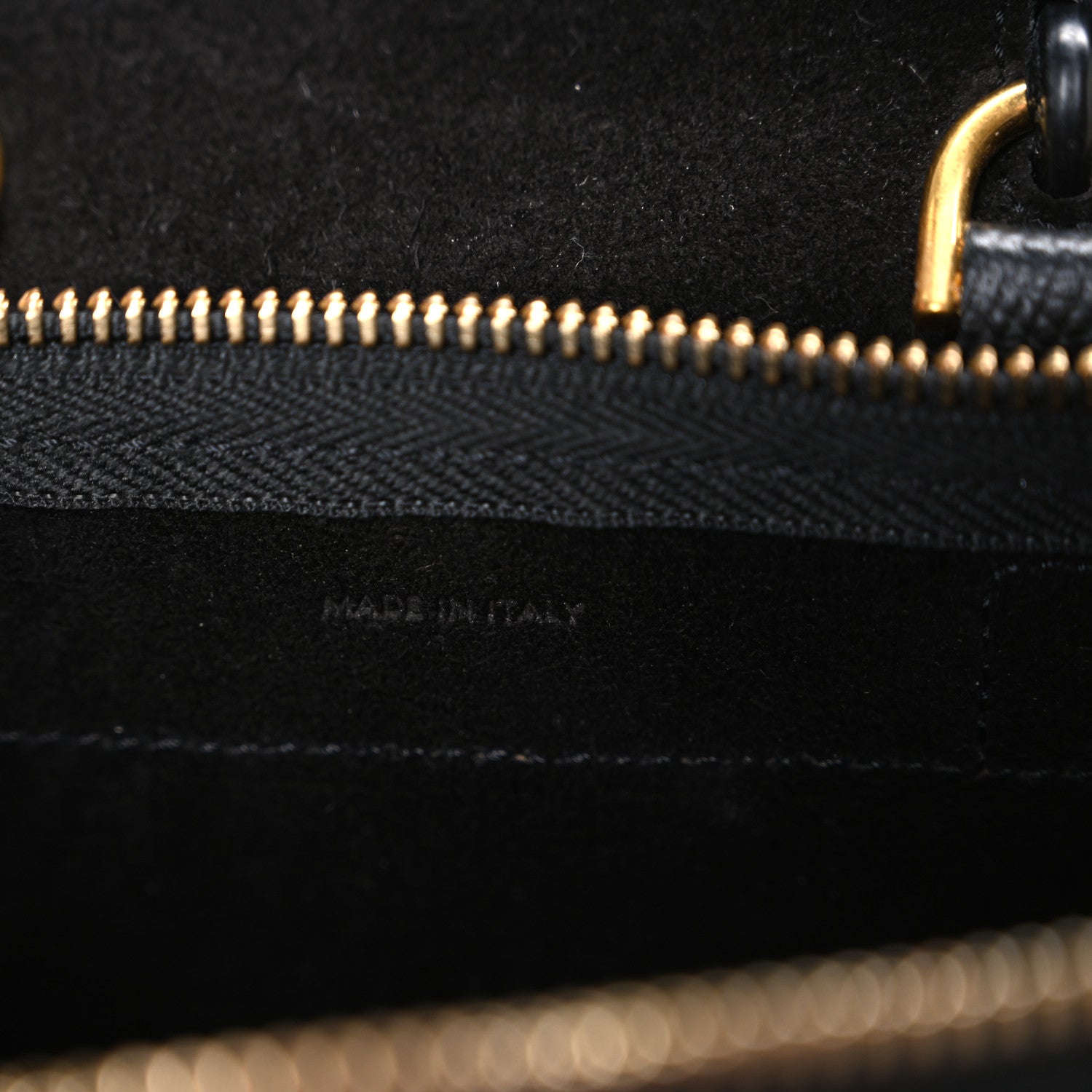 Celine Grained Calfskin Nano Belt Bag Black 7 of 11