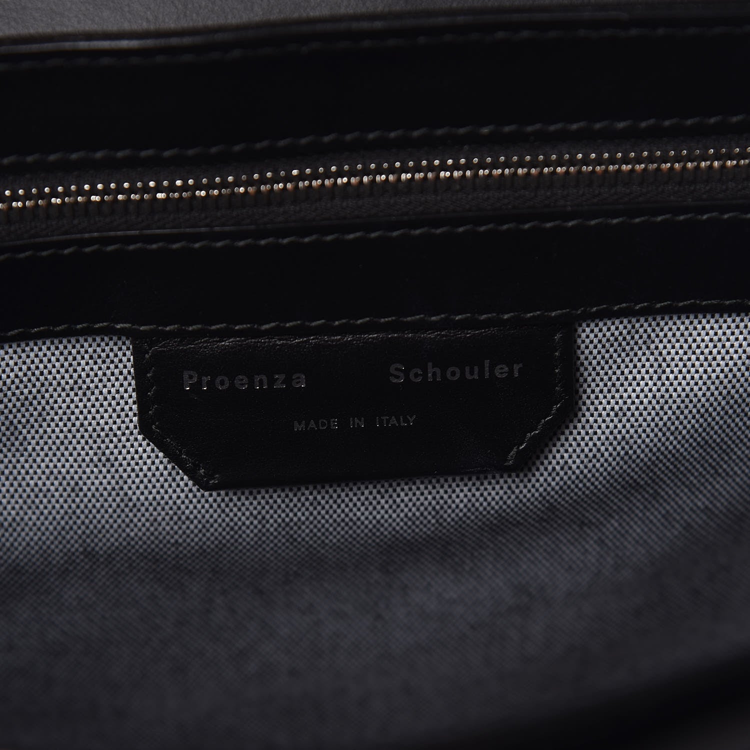 Proenza Schouler Grained Calfskin Medium PS1 Satchel Black 8 of 9