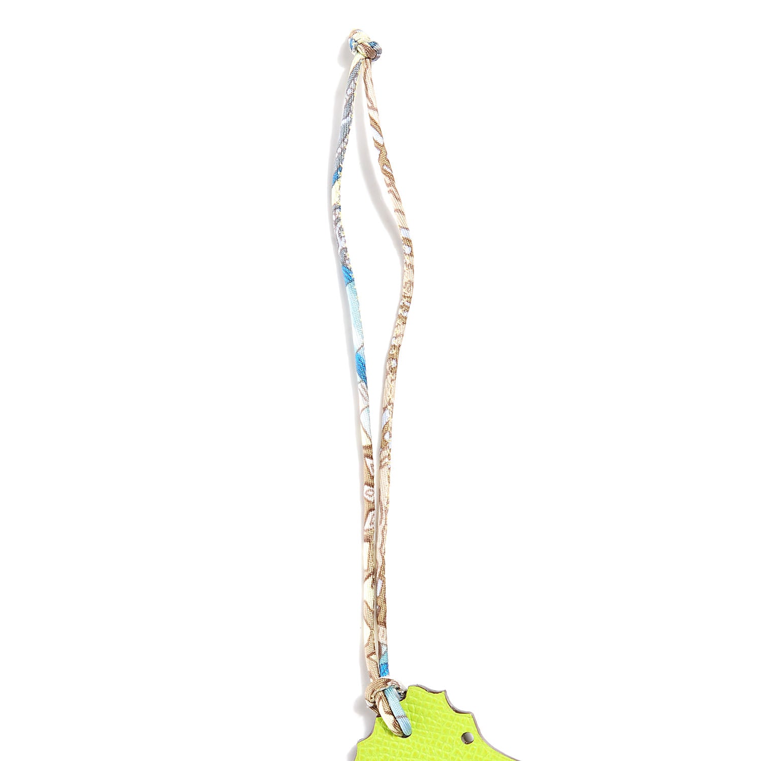 Hermes Togo Epsom Petit H Seahorse Bag Charm PM Kiwi Lichen 5 of 6
