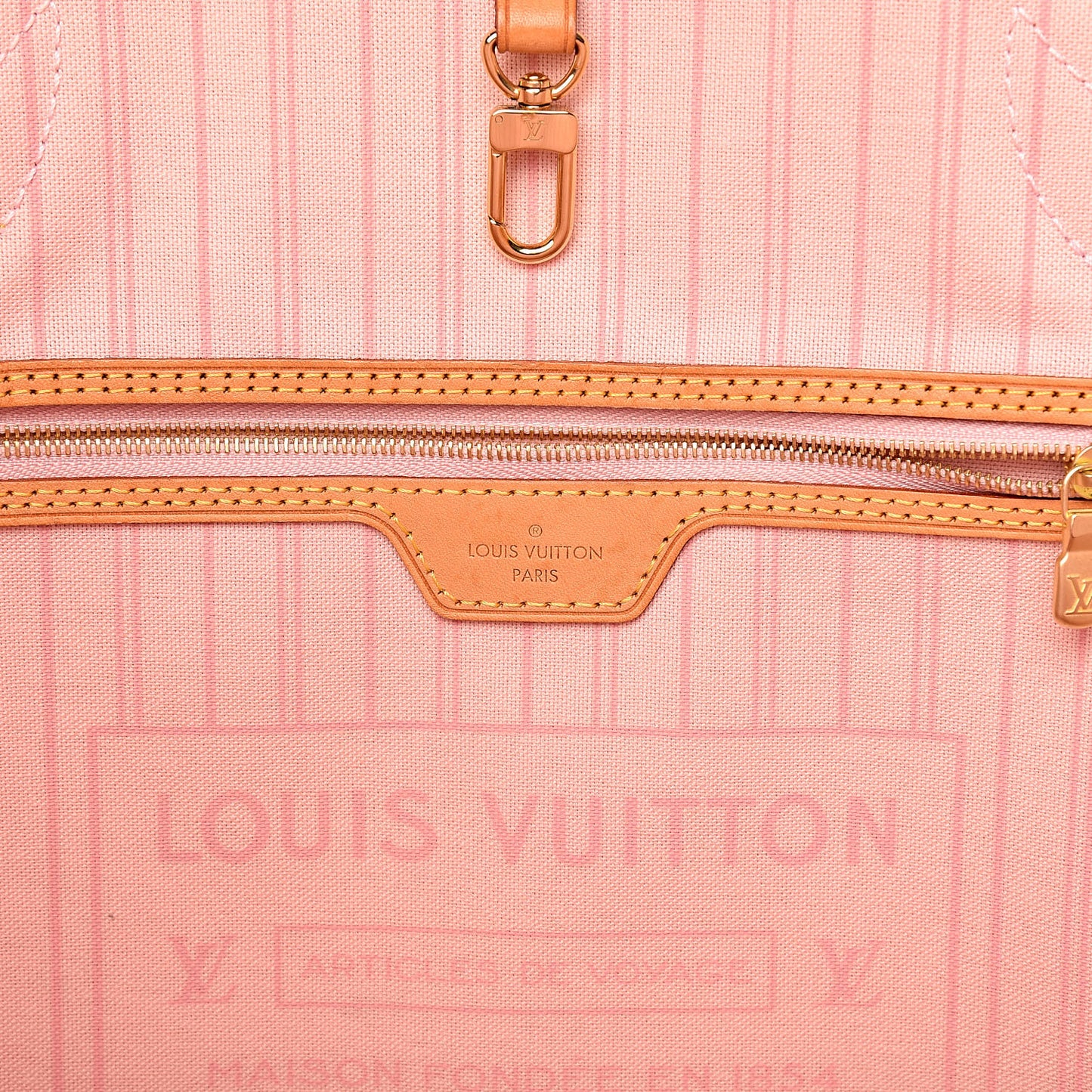 Damier Azur Neo Neverfull MM Rose Ballerine