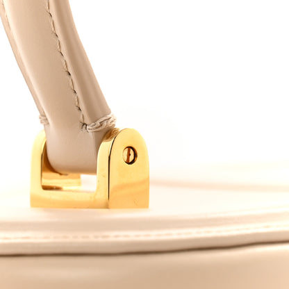 Christian Dior Lambskin Signature CD Vanity Case Caramel Beige 13 of 13