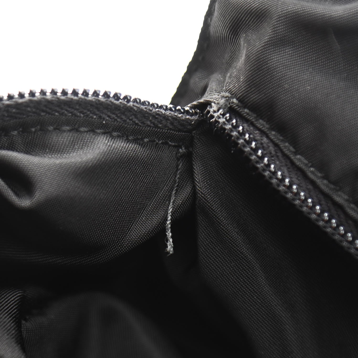 Prada Tessuto Nylon Saffiano Messenger Satchel Black 13 of 13