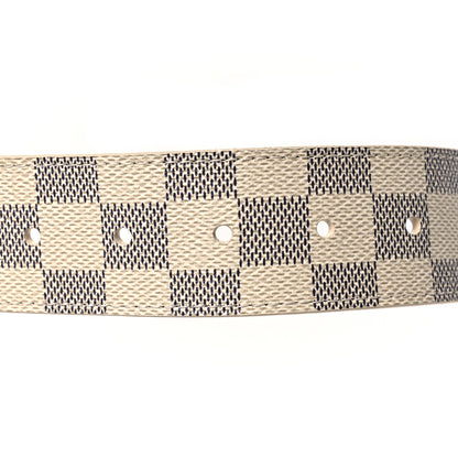 Louis Vuitton Damier Azur Pochette Solo Belt 90 36 5 of 14