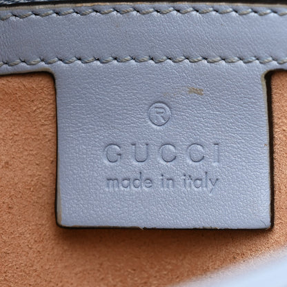Gucci Calfskin Matelasse GG Marmont Shoulder Bag Porcelain Light Blue 6 of 10