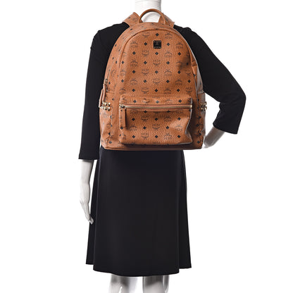 MCM Visetos Medium Side Studs Stark Backpack Cognac 2 of 16