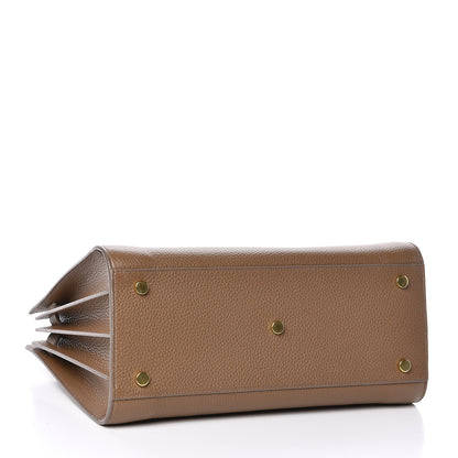 Saint Laurent Grained Calfskin Small Sac De Jour Taupe 5 of 13