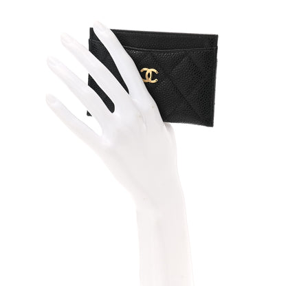 Chanel Caviar Quilted Card Holder Black 2 of 9