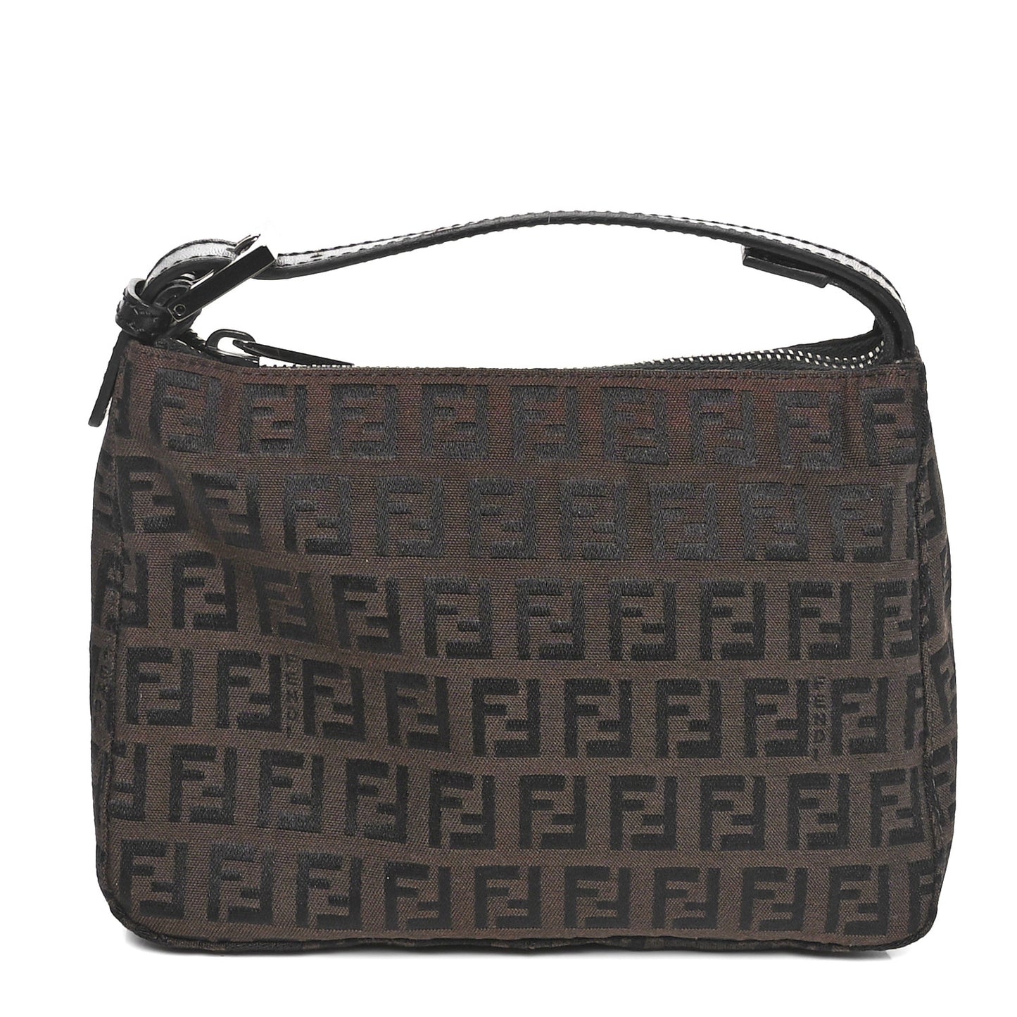 Zucchino Vitello Mini Pochette Moro Black