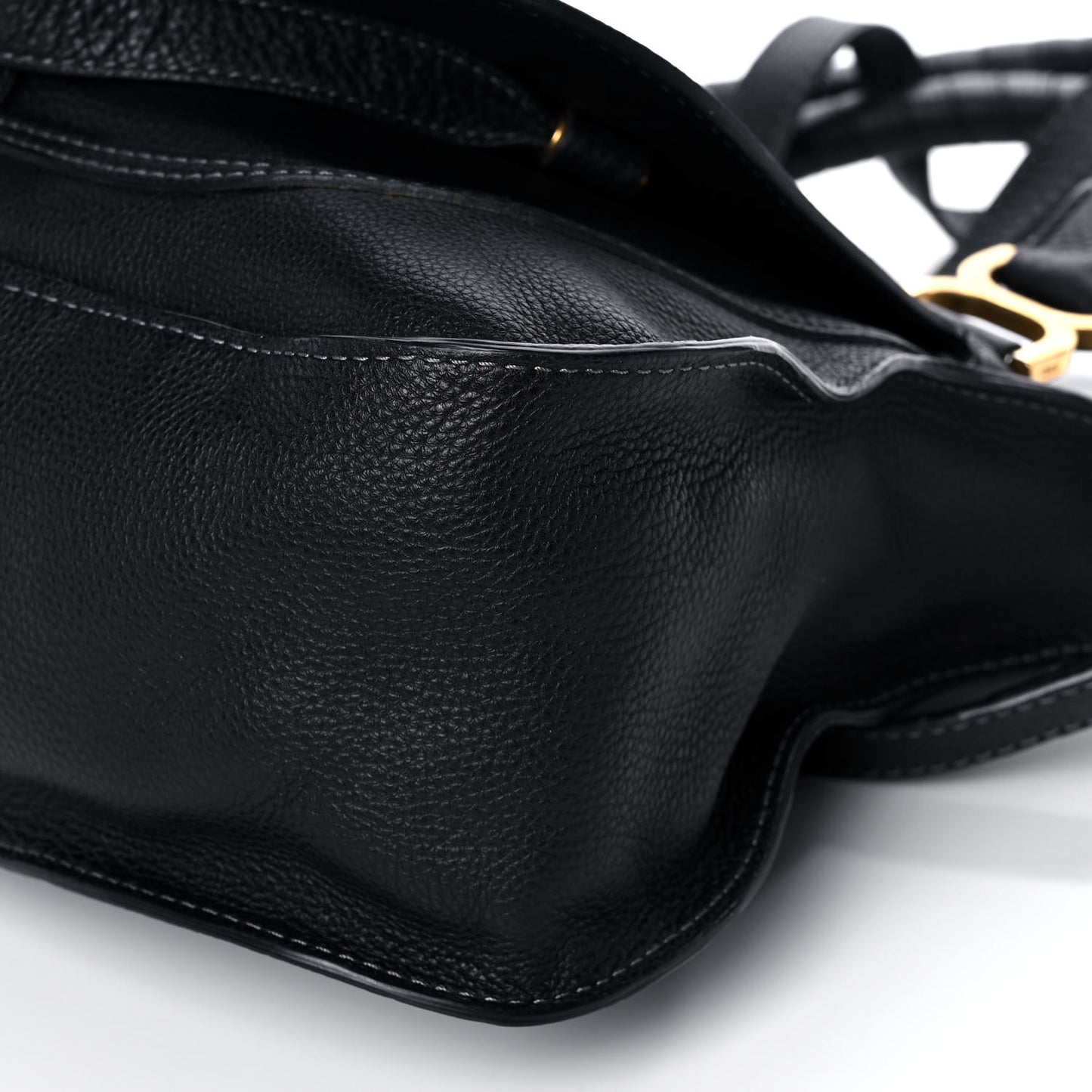 Calfskin Medium Marcie Satchel Black