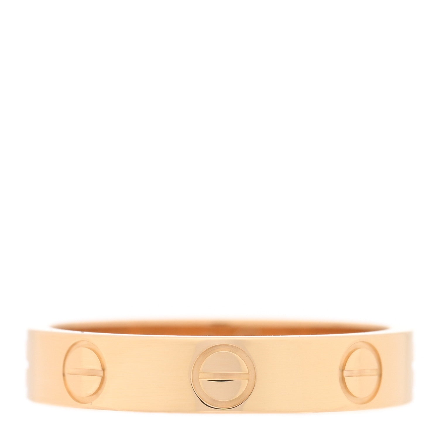 Cartier 18K Yellow Gold 3.5mm LOVE Wedding Band Ring 50 5.25 3 of 5