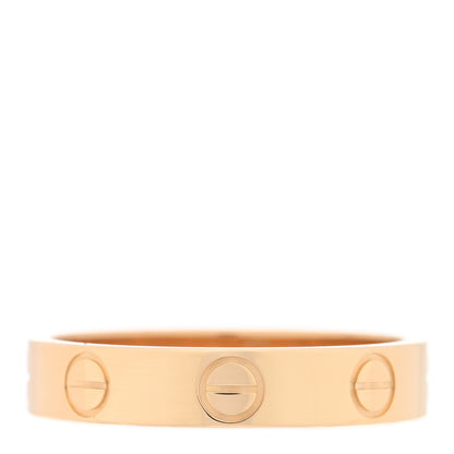 Cartier 18K Yellow Gold 3.5mm LOVE Wedding Band Ring 50 5.25 3 of 5