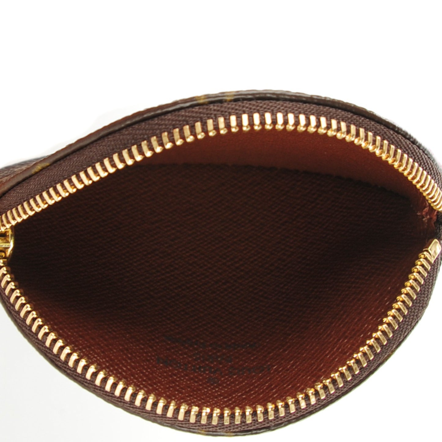 Monogram Round Coin Purse