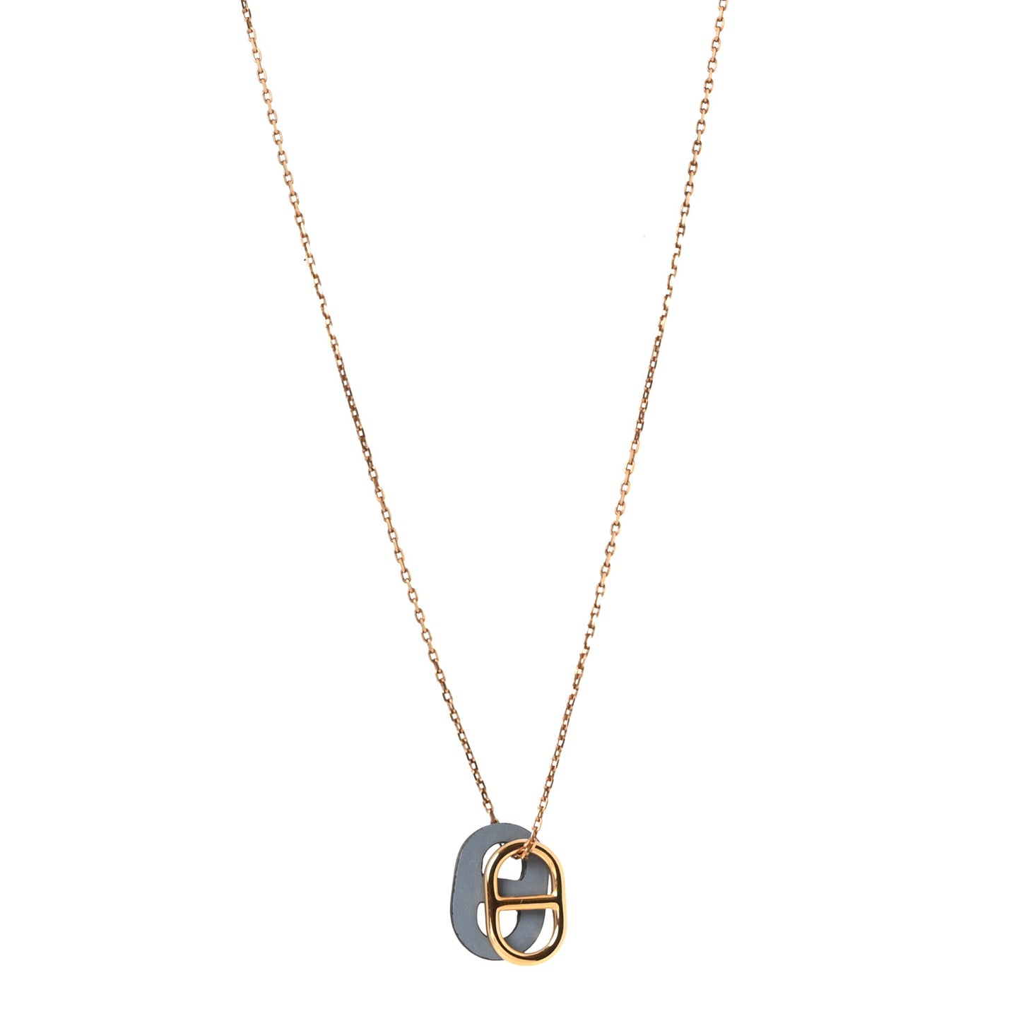 Swift O'Maillon Pendant Necklace Bleu Lin