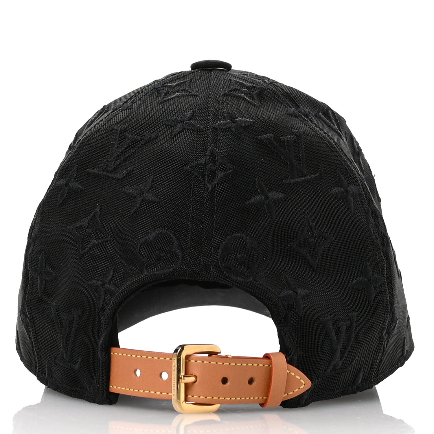 Louis Vuitton Monogram Mesh Cotton Cap M Black 6 of 12