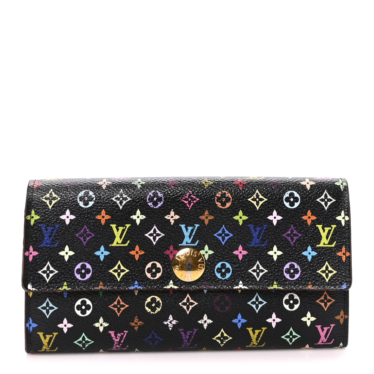 Monogram Multicolor Sarah Wallet Black Grenade