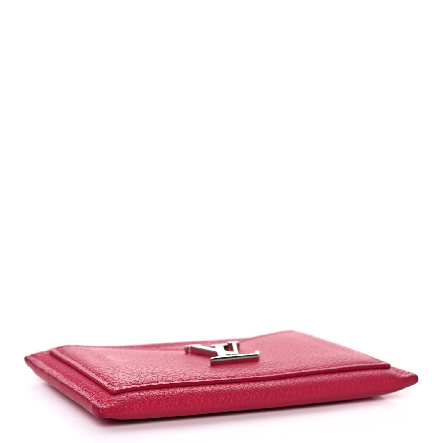 Louis Vuitton Calfskin Lockme Card Holder Hot Pink 4 of 6