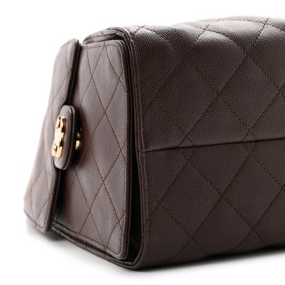 Chanel Caviar Quilted Small Chanel 25 Handbag Dark Brown 9 of 11