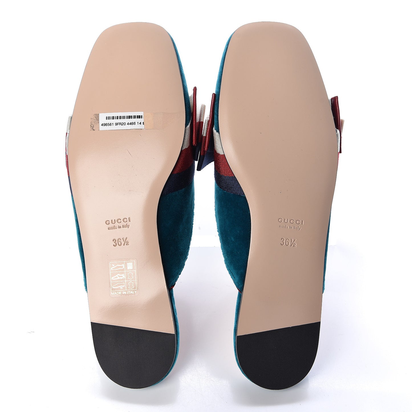Softy Velvet Sylvie Bow Slippers 36.5 Pavone