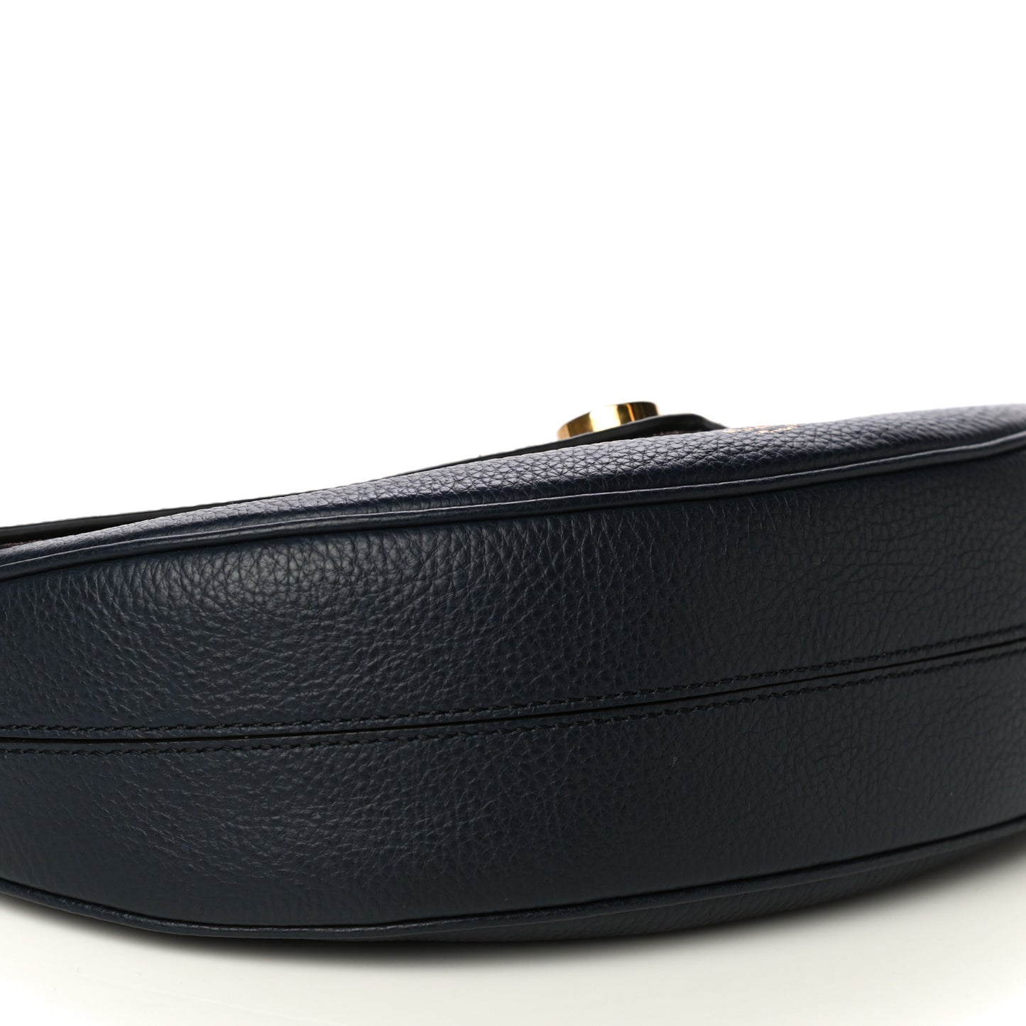 Small Classic Grain Calfskin Brockwell Clutch Bright Blue