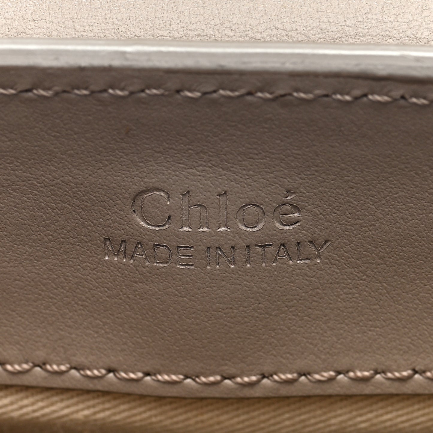 Calfskin Suede C Belt Bag Motty Grey