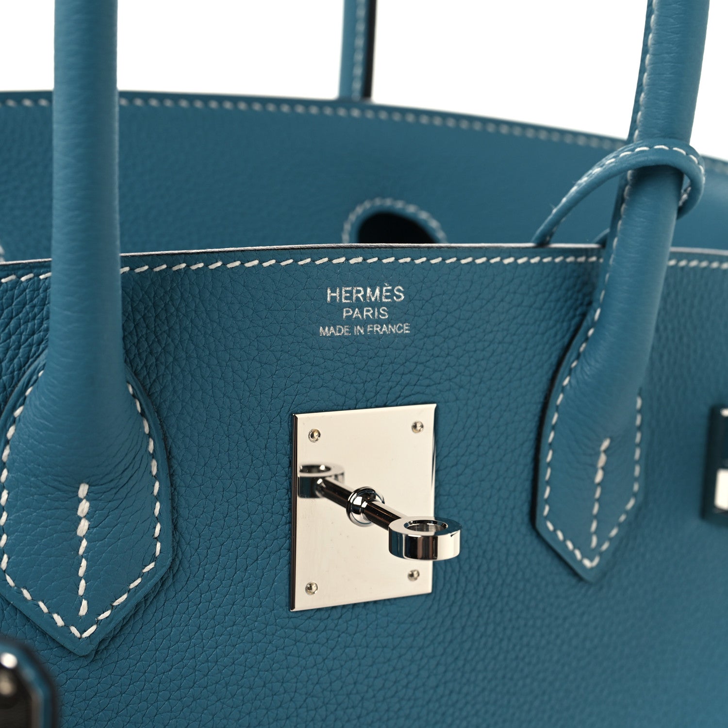 Hermes Togo Birkin 30 New Bleu Jean 5 of 11