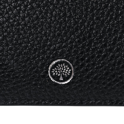 Mulberry Classic Grain Zipped Travel Card Holder Black 7 of 10