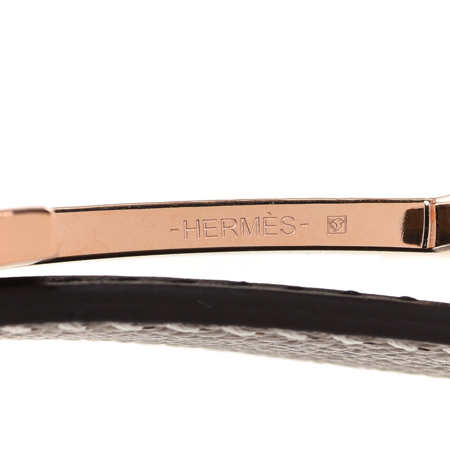 Hermes Swift Epsom 24mm Mini Martelee Constance Belt 70 Etoupe Black 6 of 7