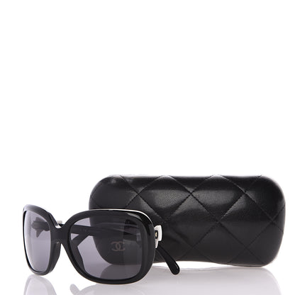 Chanel CC Bow Sunglasses 5171 Black White 7 of 7