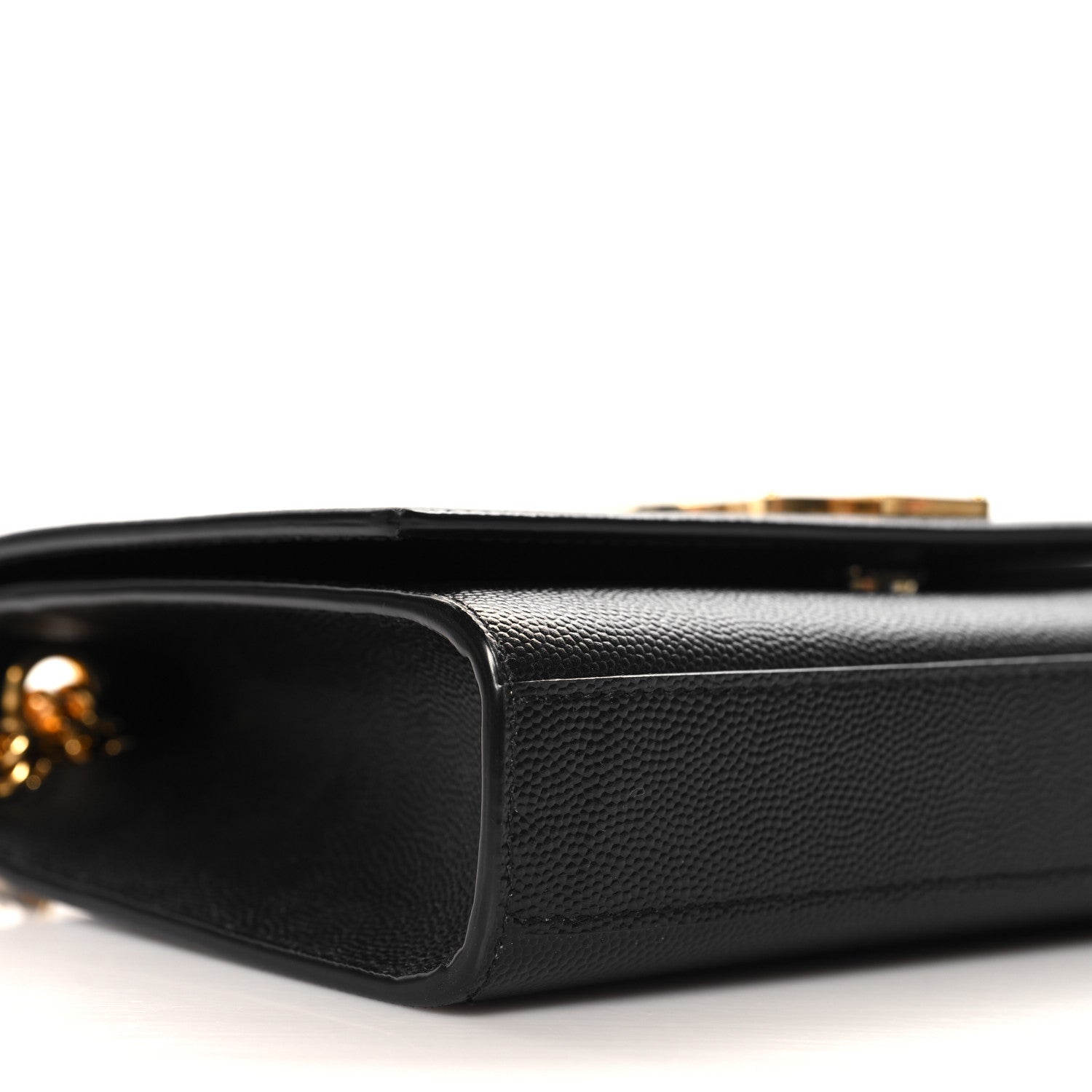 Saint Laurent Grain De Poudre Small Monogram Kate Satchel Black 8 of 10