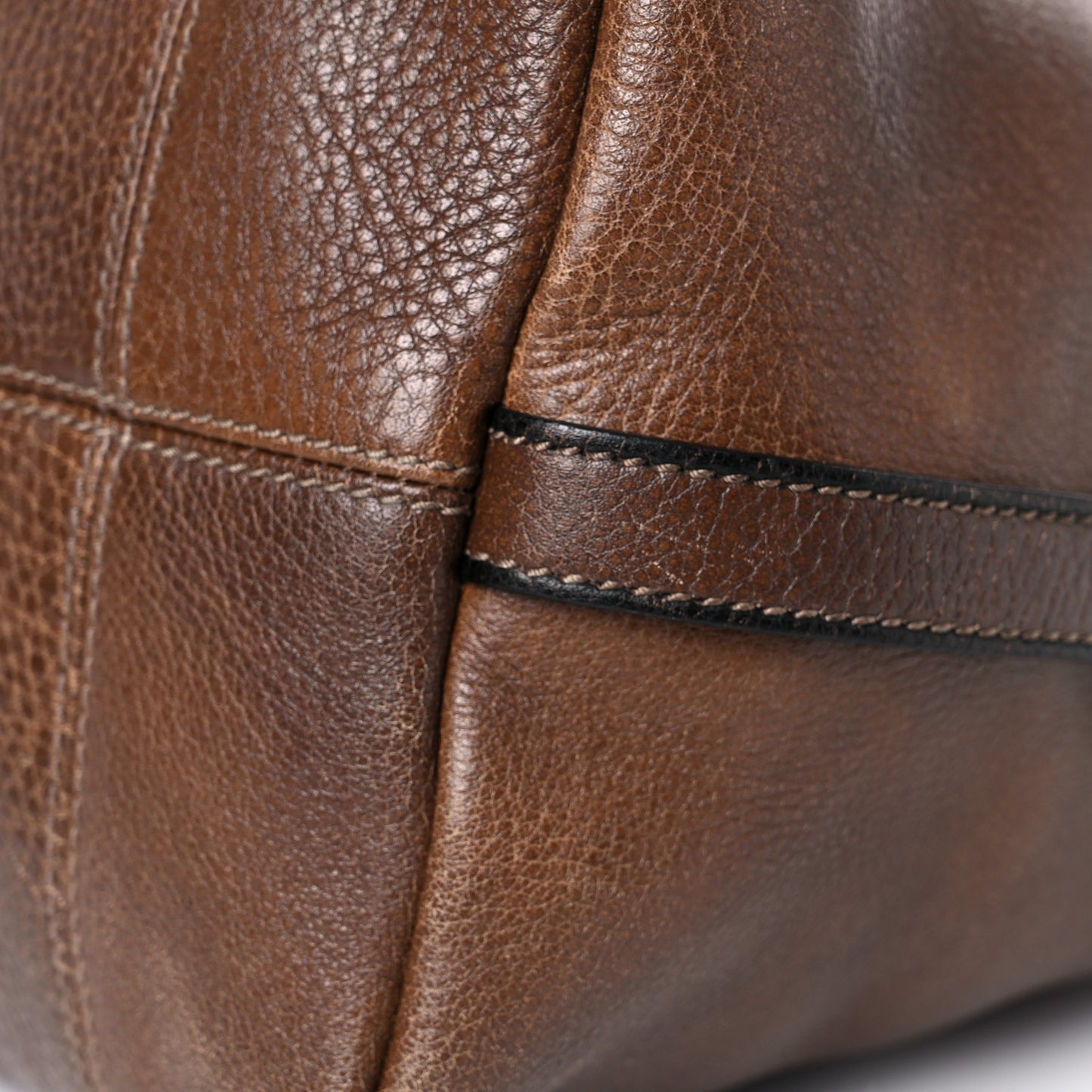 Calfskin Large Harness Hobo Maple Brown