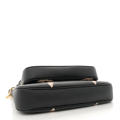 Louis Vuitton Empreinte Monogram Giant Multi Pochette Accessories Black Beige 4 of 10